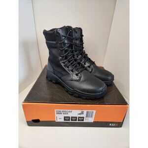 5.11 Tactical Boots Mens 9 Black Speed 3.0 Urban Side Zip Performance Slip Proof